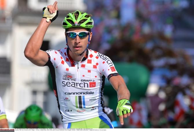 Peter Sagan (Cannondale) mid celebration