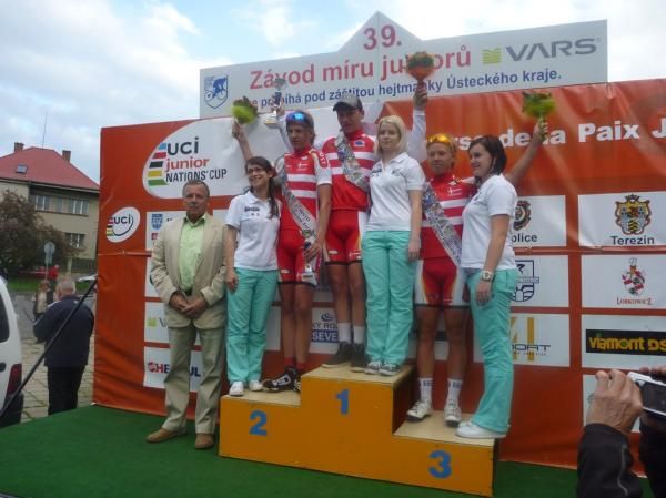 The all-Danish stage podium