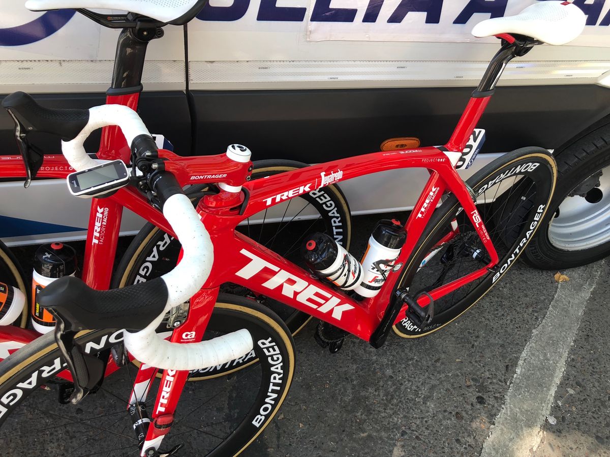 Trek-Segafredo use the Trek Madone as the team's aero option