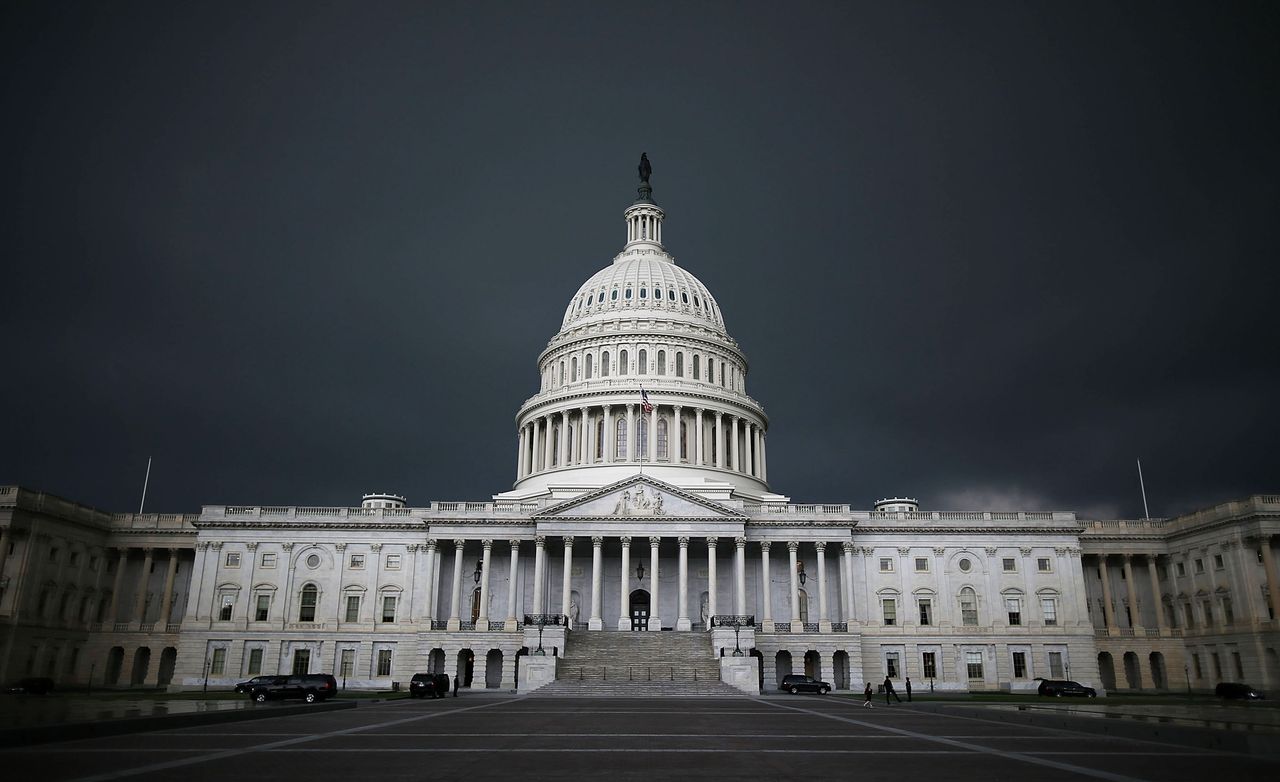 The Capitol building.