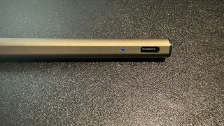 An Adonit Note+ 2 stylus on a desk