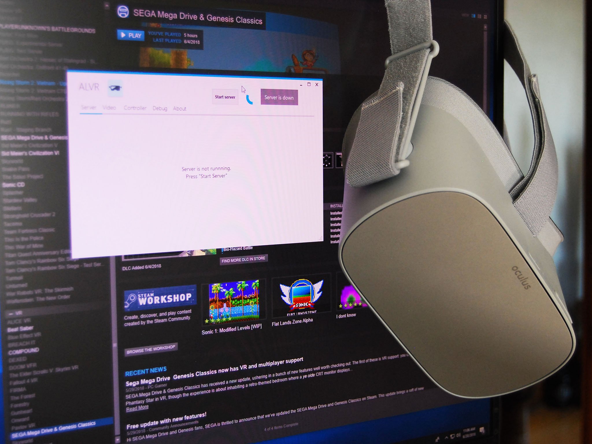 Har det dårligt Effektiv Stejl How to play SteamVR games on Oculus Go with ALVR | Windows Central