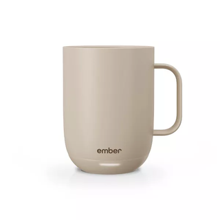 sandstone-colored temperature controlled smart mug