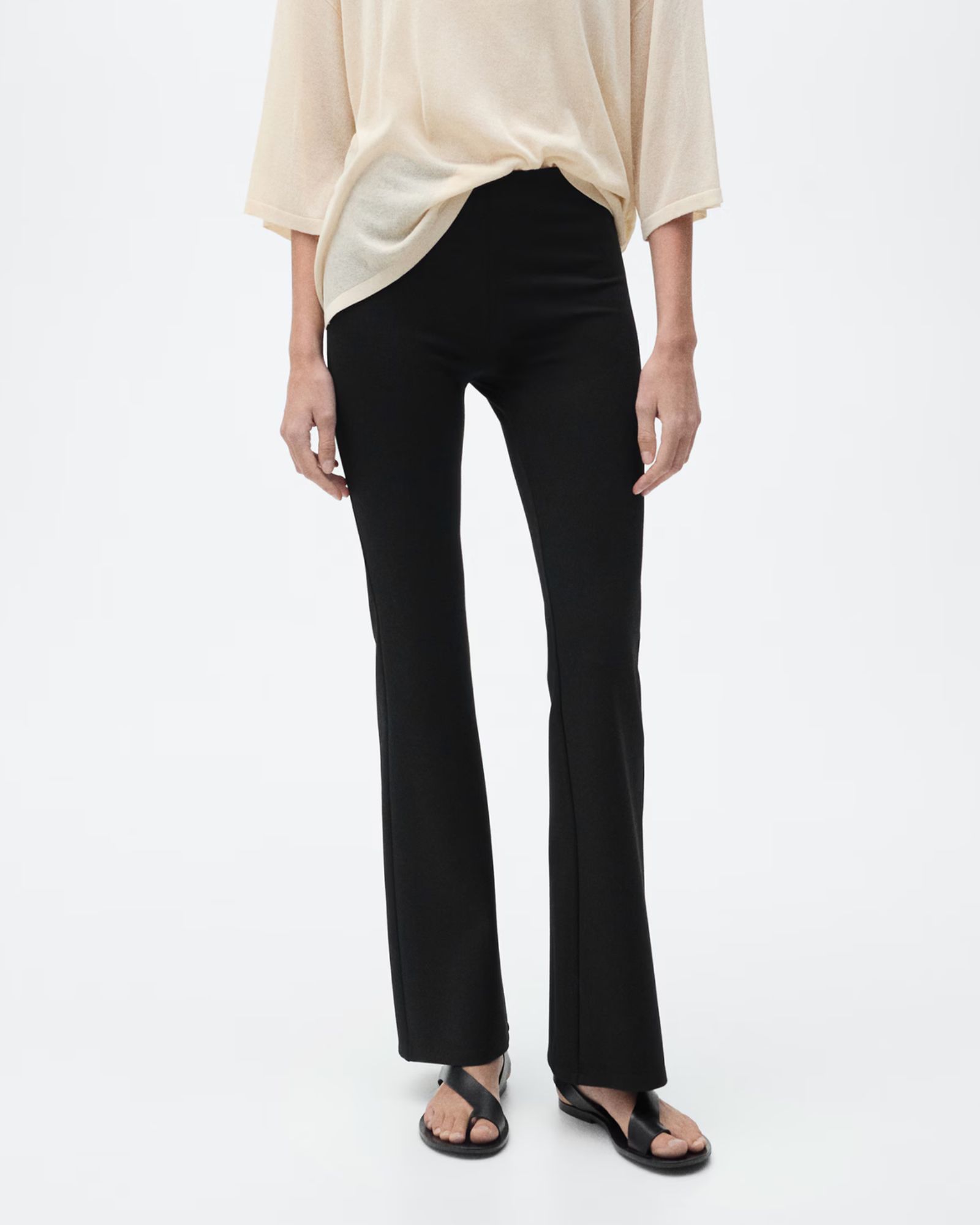 Mango Flared Leggings