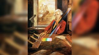 Sir William Herschel painting