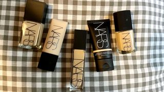 an image of the best nars foundations, tested by our senior beauty editor
