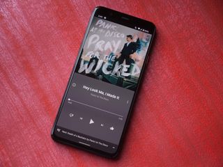 YouTube Music on a Pixel 4 XL