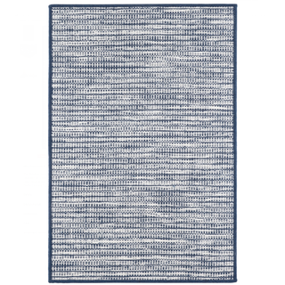 blue handwoven pet-friendly area rug