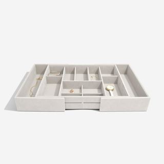 container store, Stackers Large Expandable Jewelry Storage Tray