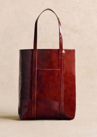 Bolsa tote brilhante Sezane