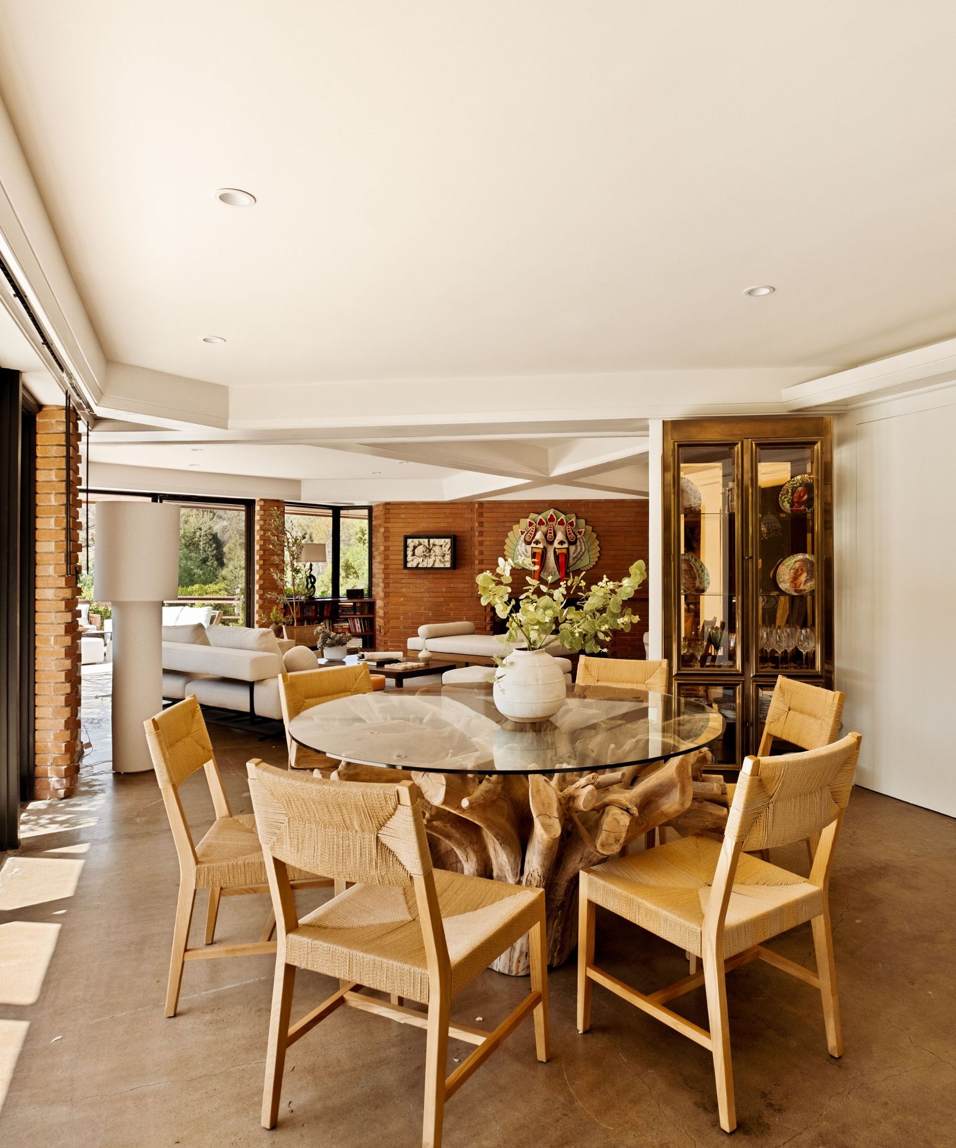 Diane Keaton's dining area