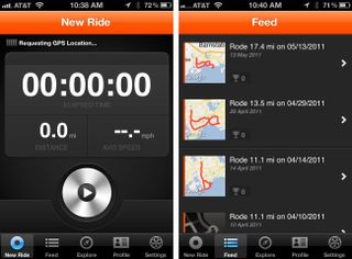 With the Strava app, I can keep track of all my rides and review them at any time.