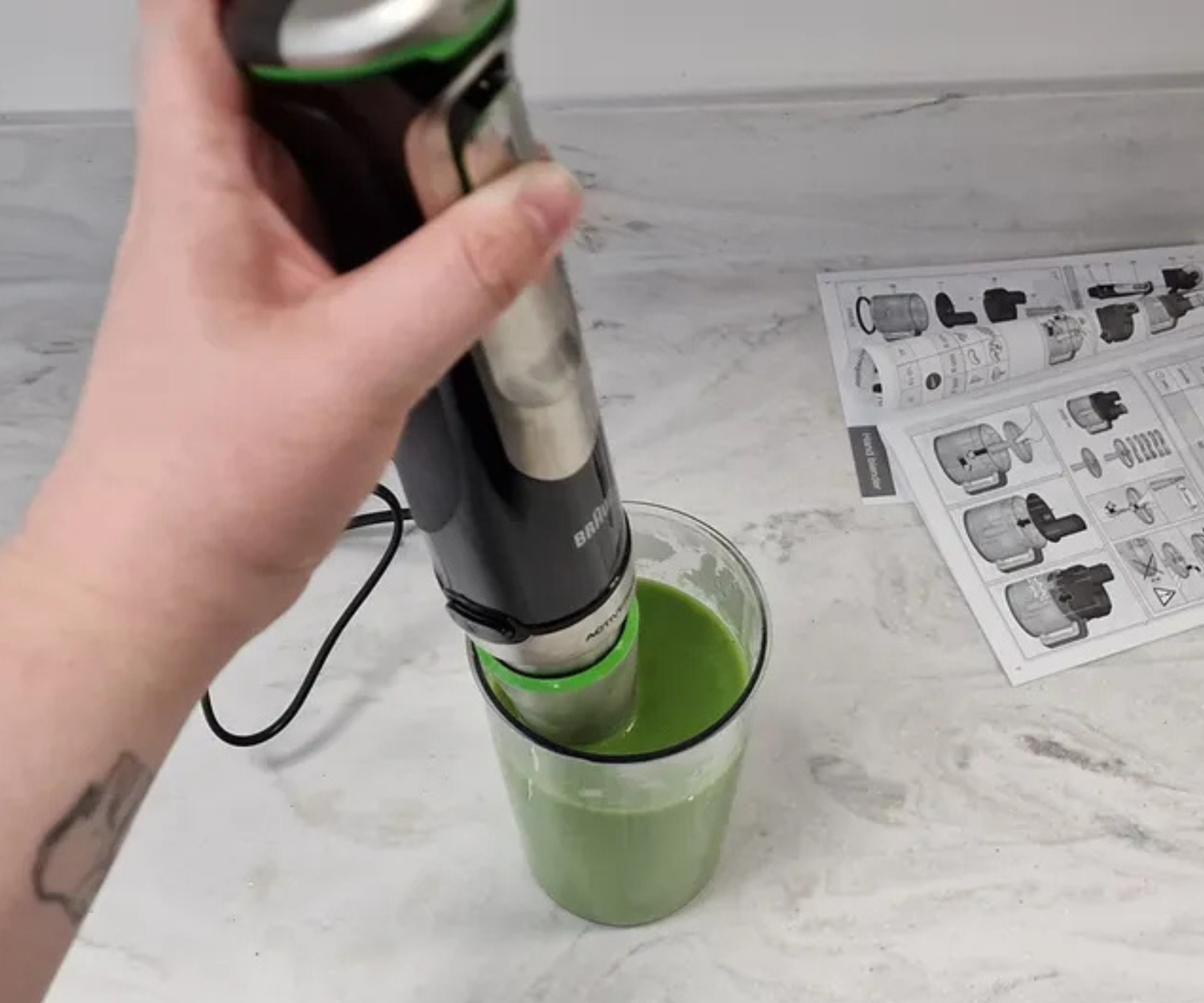 Braun MultiQuick 9 Hand Blender in the test kitchen