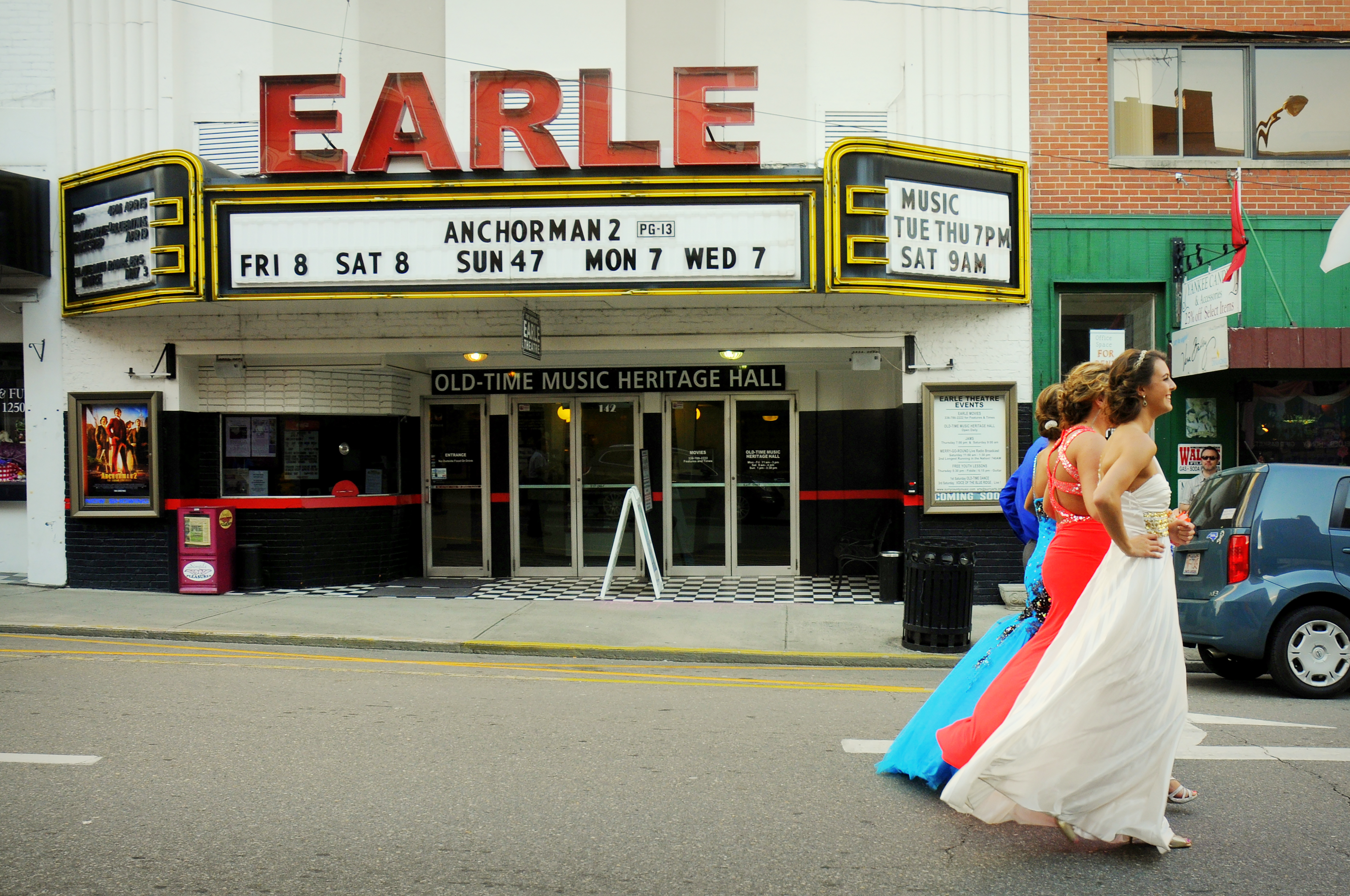 A movie theater photo taken by Benita VanWinkle