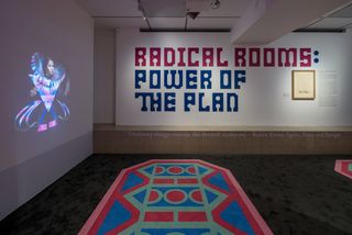 Exhibition view of radical rooms show at RIBA