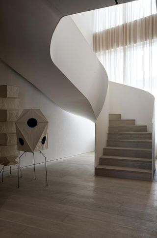 Staircase in Mumbai apartment project