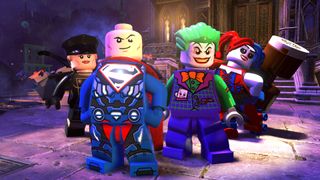 Lego-versioner av skurkar inklusive Joker och Harley Quinn