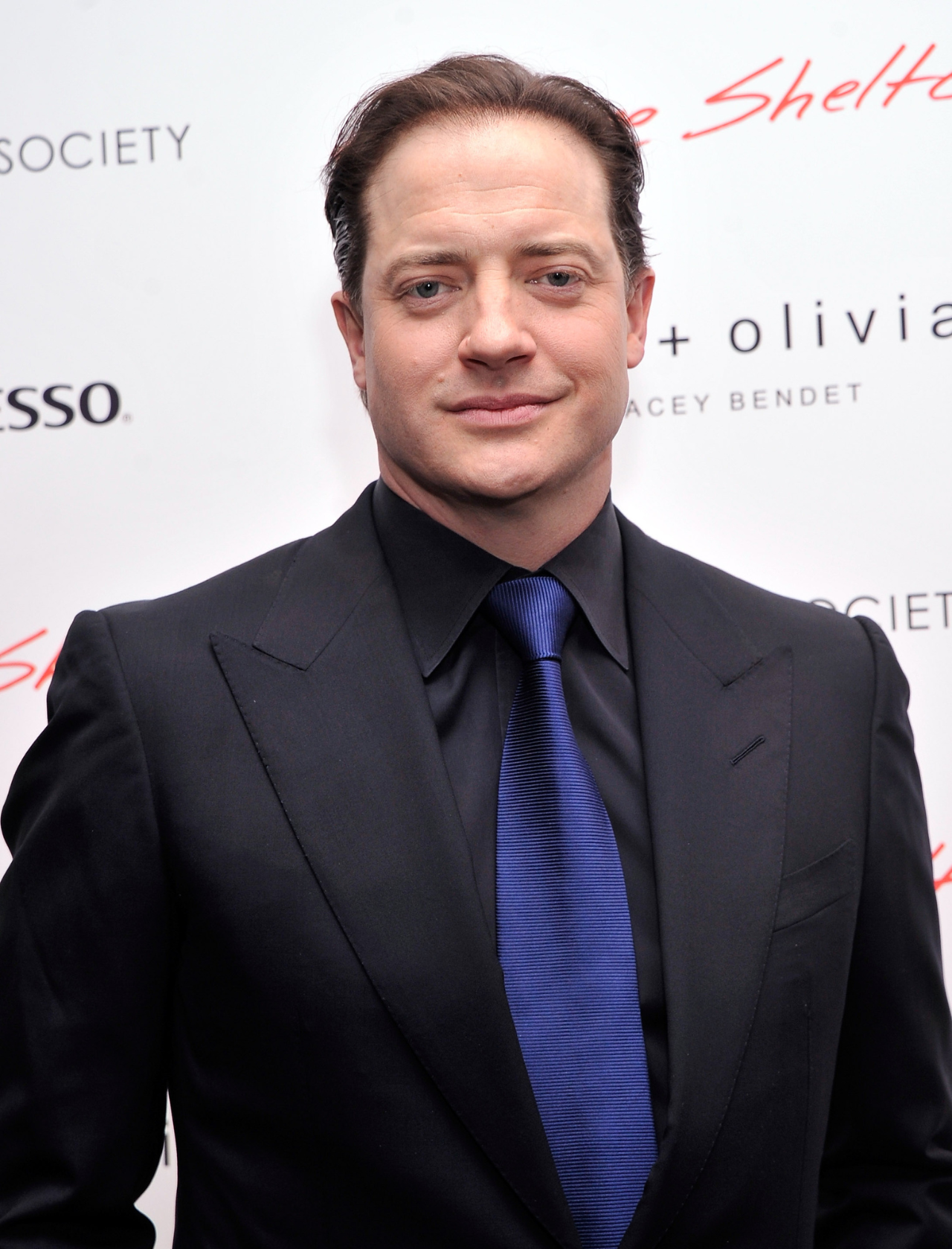 Brendan Fraser attends The Cinema Society's screening of Gimme Shelter in New York City 2014