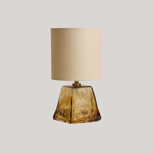 Glass Small Table Lamp