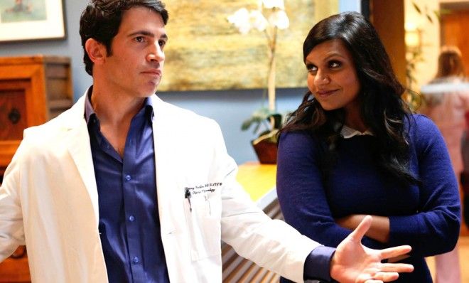 Mindy Kaling and Chris Messina