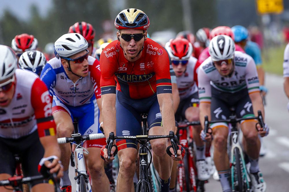 Marcel Sieberg during the first stage of BinckBank Tour
