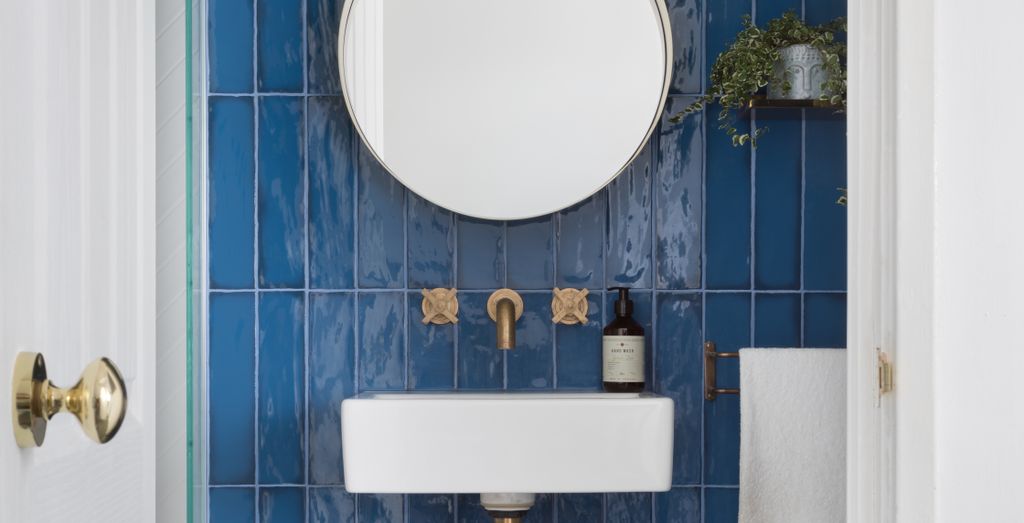This tile trick creates a more spacious-looking bathroom | Homes and Gardens