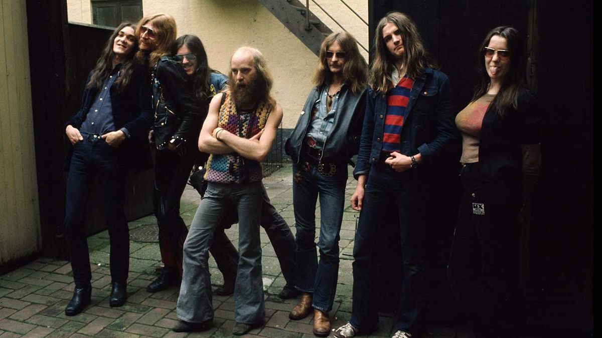 Hawkwind in December 1972