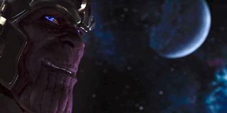 Thanos smirking in The Avengers