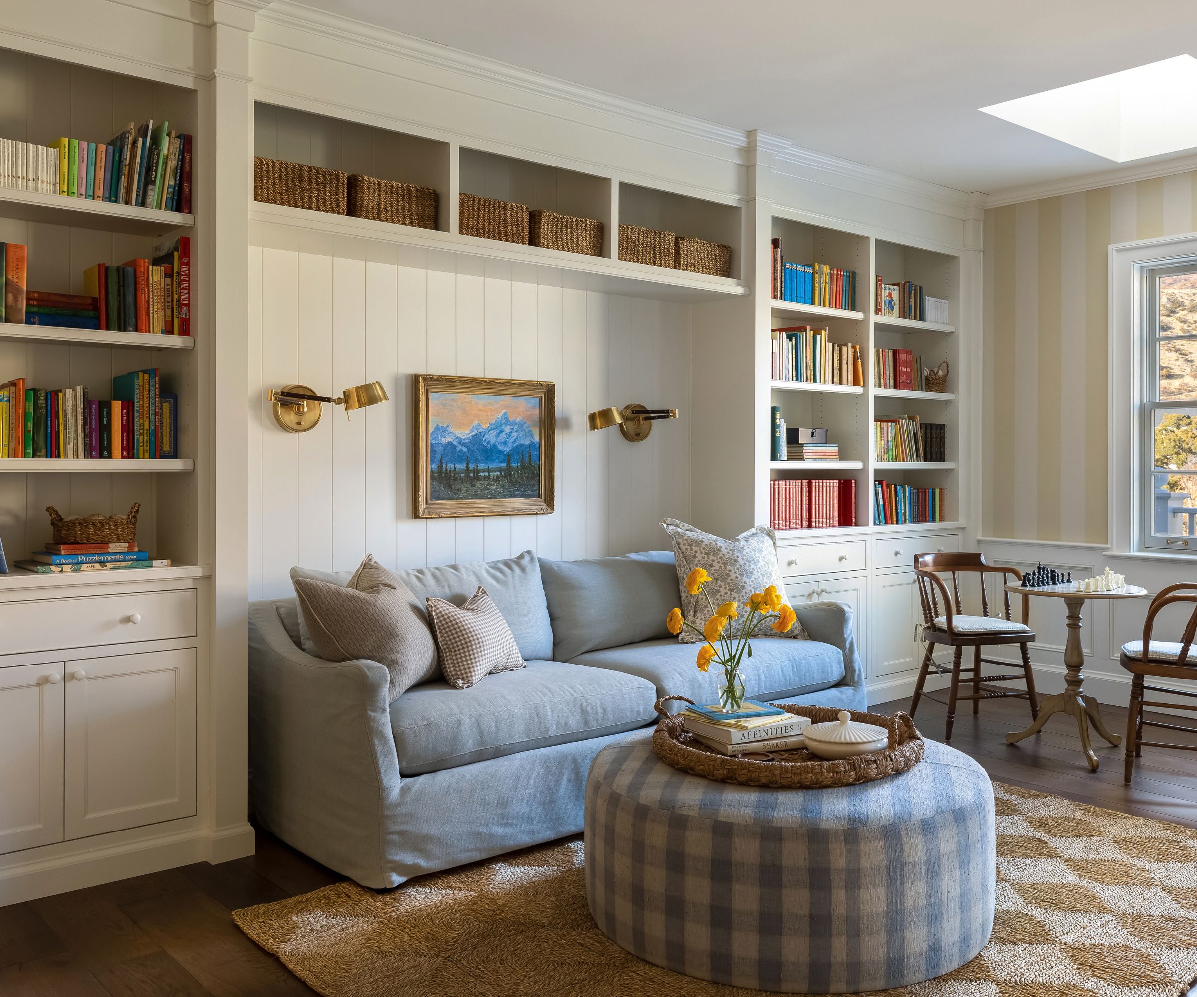 children's chess room and reading space