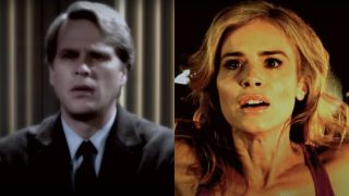 Cary Elwes and Betsy Russell in Saw 3D, pictured side by side.