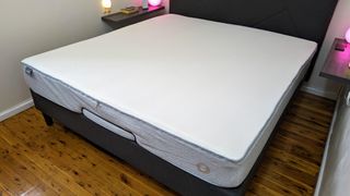 Koala mattress wide on a bed