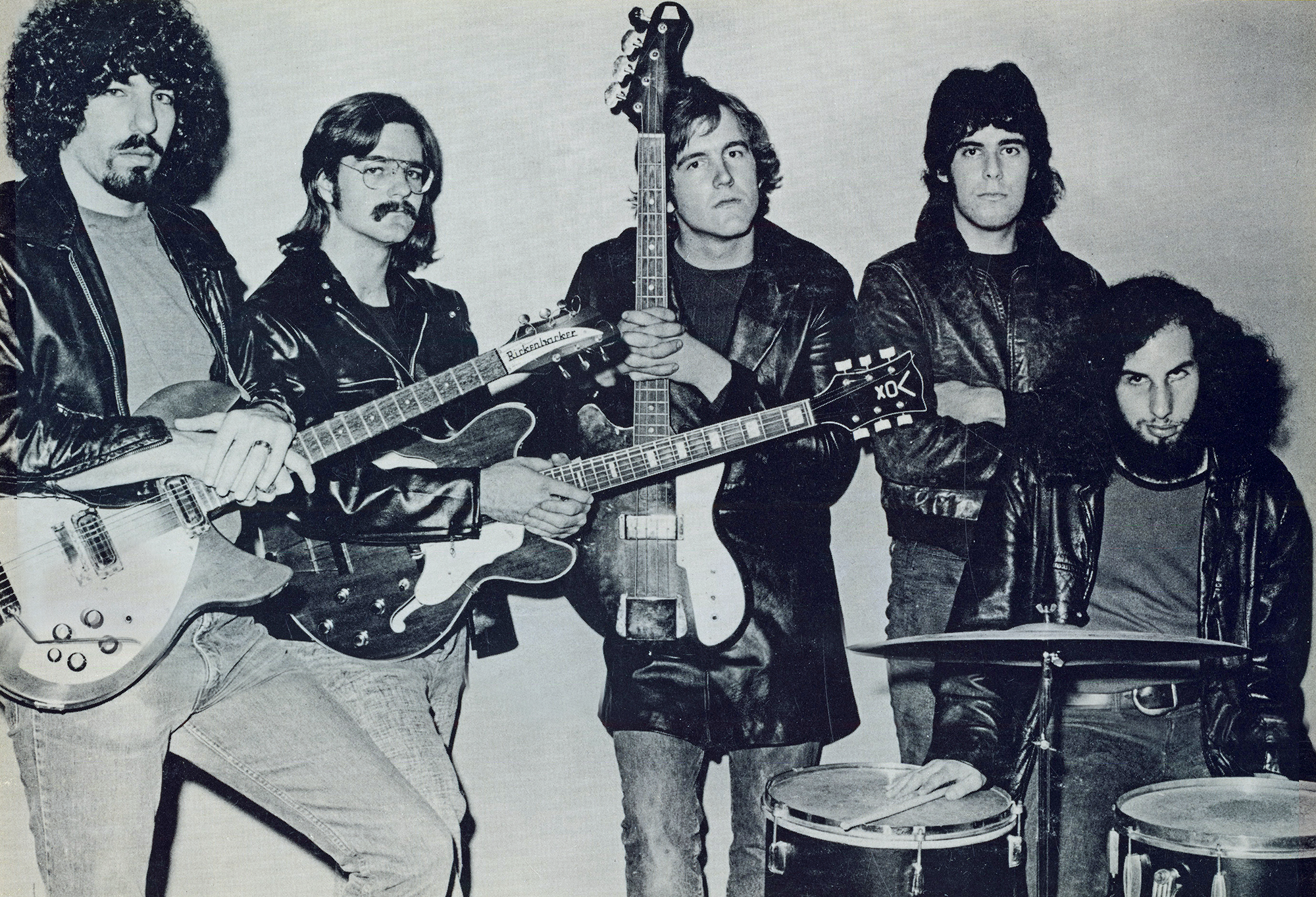 The Savage Young Winos, a band featuring former Columbia Records exec Paul Rappaport (far left)