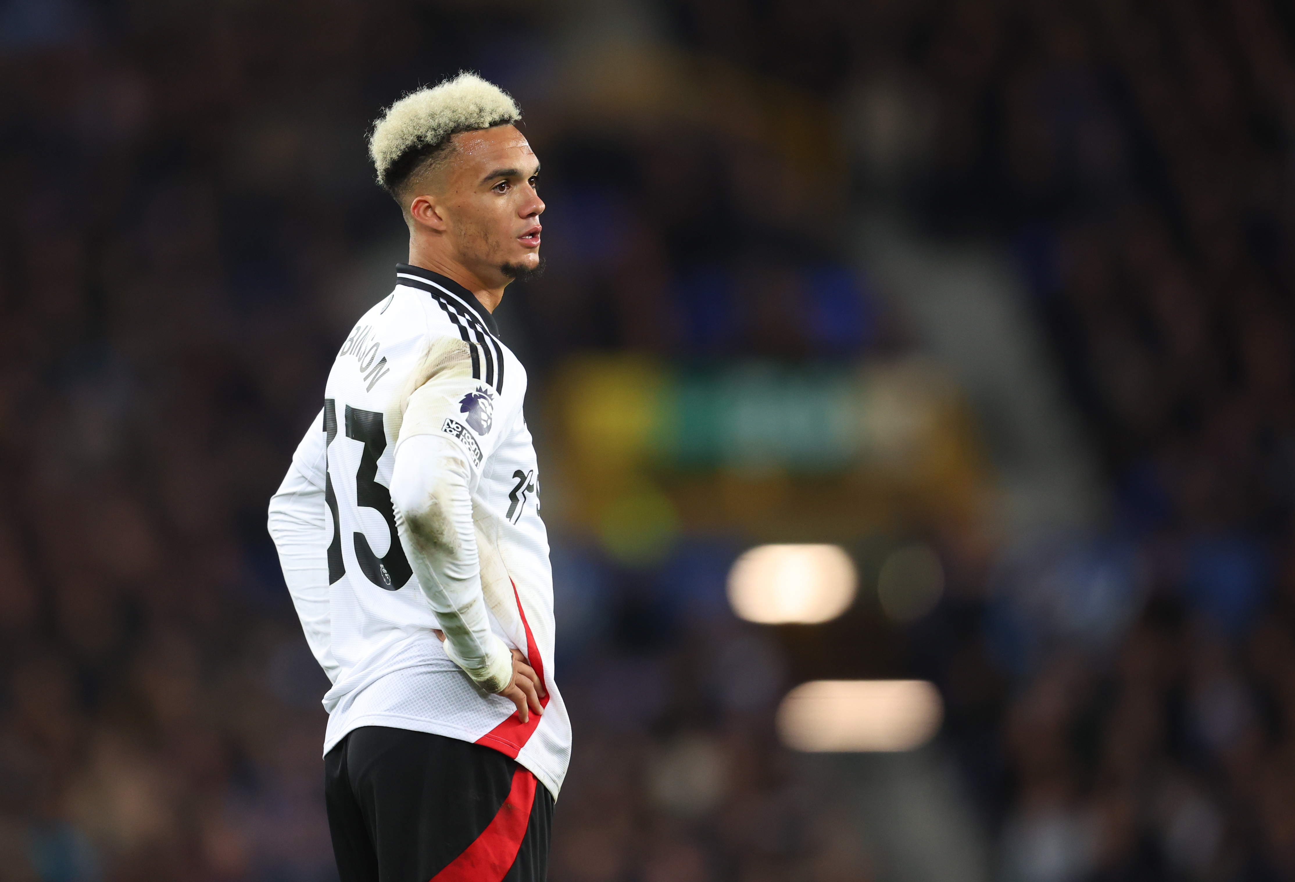 Antonee Robinson Fulham defender in the Premier League wanted by Manchester City