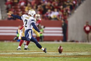 San Diego Chargers kicker Josh Lambo in action against the San Francisco 49ers in 2015.