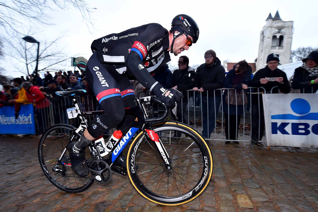 John Degenkolb (Giant-Alpecin) on the Kemmelberg