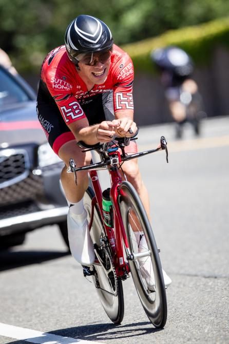 Eloy Teruel (Jamis) puts in a strong fourth place ride