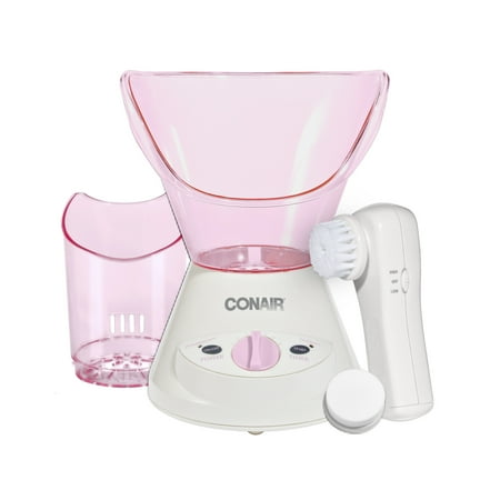 Conair True Glow Facial Sauna Moisturizing Treatment System, Pink/white
