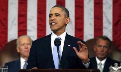 President Obama delivered the State of the Union address on Jan. 28, 2014.
