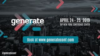 Generate, the award winning conference for web designers, returns to NYC on April 24-25! To book tickets visit www.generateconf.com