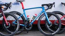 Peter Sagan's Specialized S-Works Tarmac SL7 with other team bikes at the Tour de France