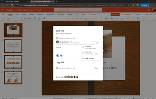Microsoft Office sharing exprience in PowerPoint