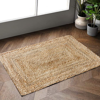 Hand Woven Jute Braided Rug – $26.99 at Amazon