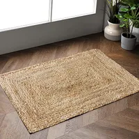 Hand Woven Jute Braided Rug – $26.99 at Amazon