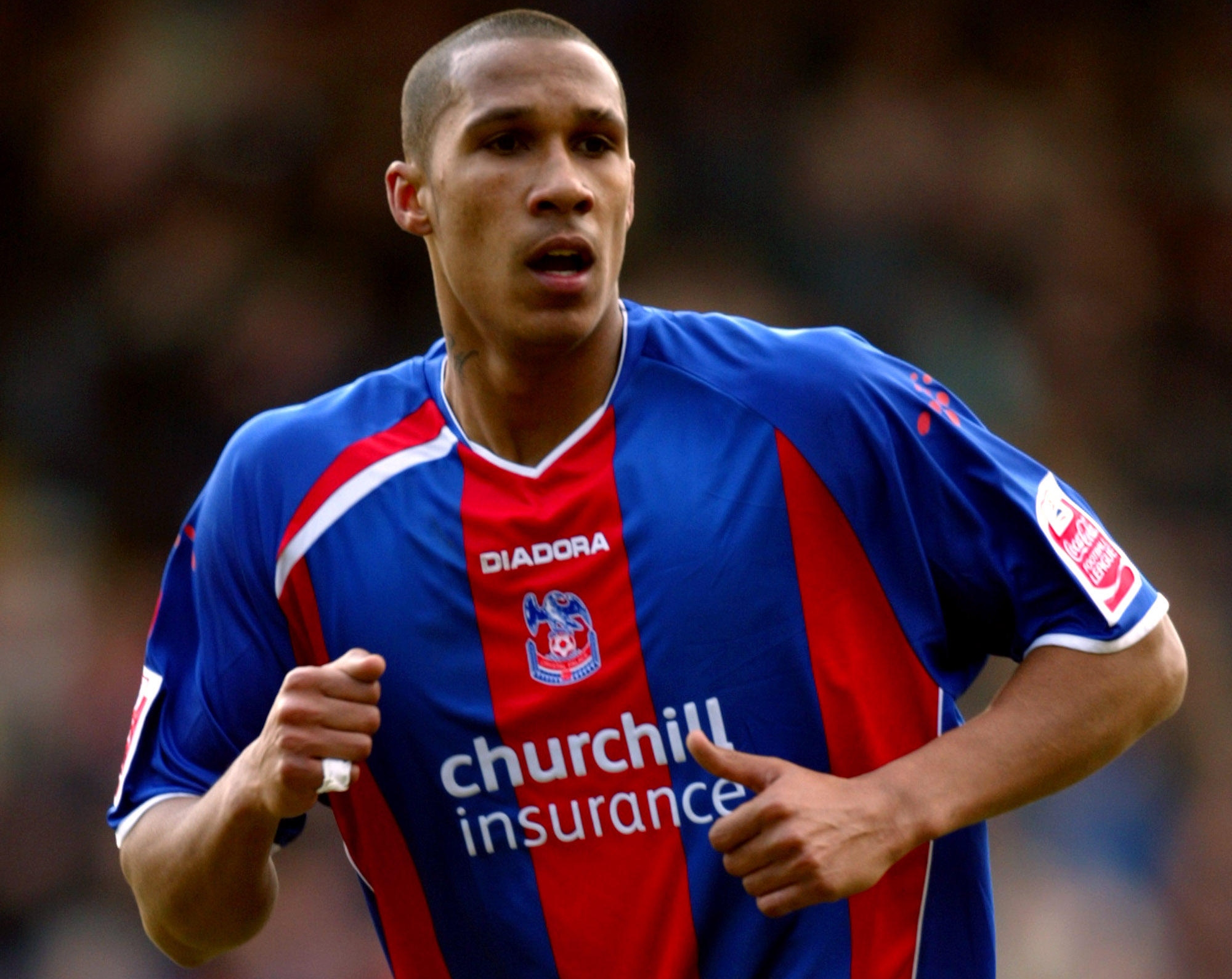 Fitz Hall playing for Crystal Palace, 2006