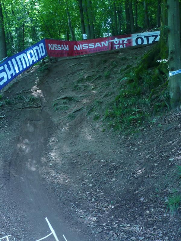 The North Shore drop is steep. Photos don't do it justice. We could barely walk down it.