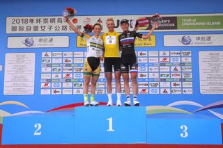 The top three at the Tour of Chongming Island