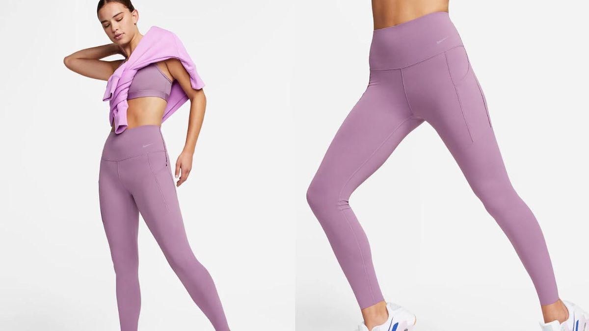 leggings and nike blazers