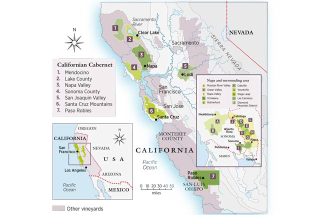 California Cabernet 2014 Map