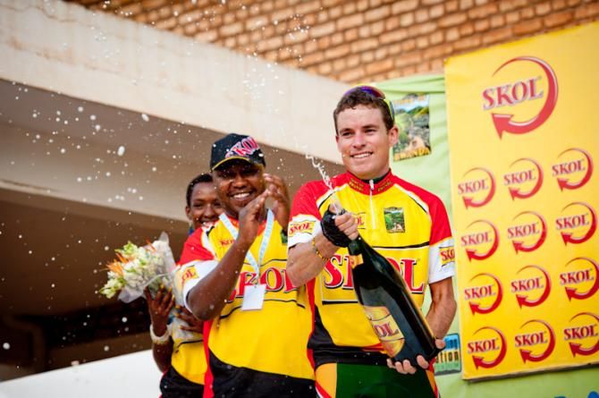 Darren Lill (National Team South Africa) celebrates his first win