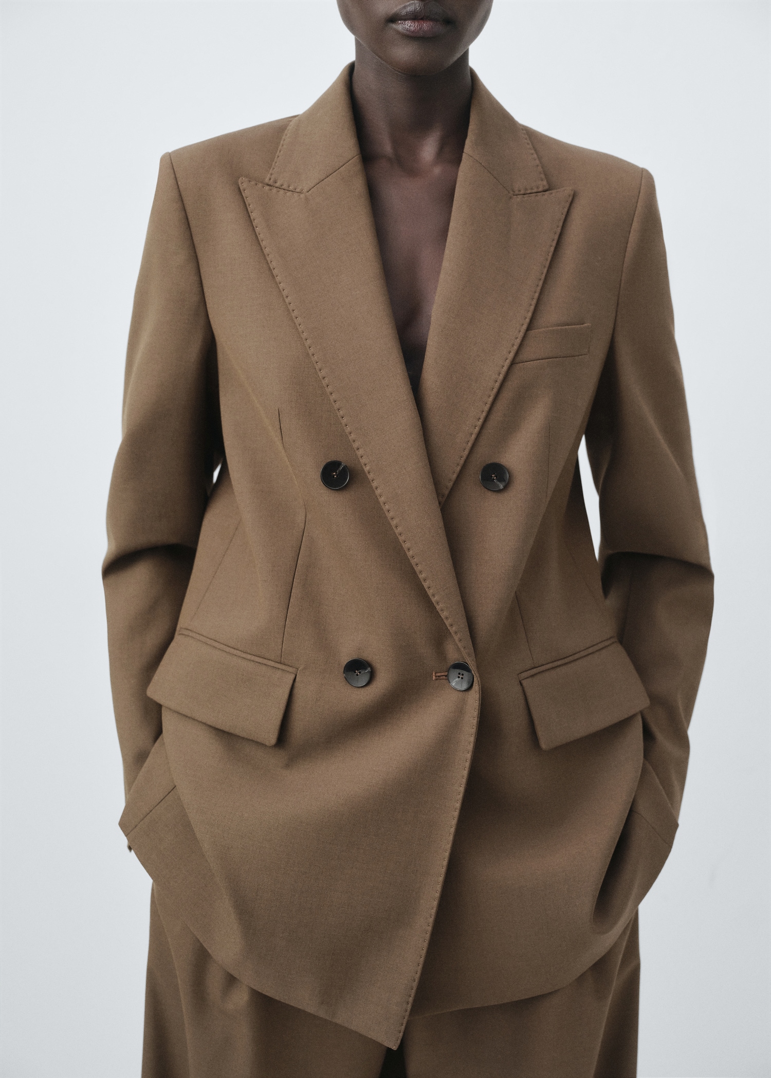 Double-Breasted Suit Jacket - Women | Mango United Kingdom